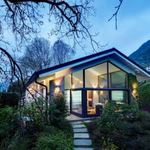 Maisons avec fenêtres panoramiques : 70 meilleures photos et solutions inspirantes-21