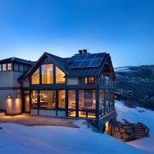 Maisons avec fenêtres panoramiques : 70 meilleures photos et solutions inspirantes-22