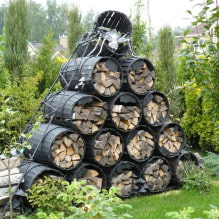 Comment construire un abri à bois pour une résidence d'été - Instructions étape par étape et idées d'inspiration-6