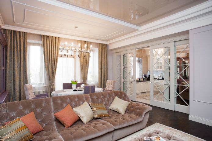 Portes de compartiment de style classique