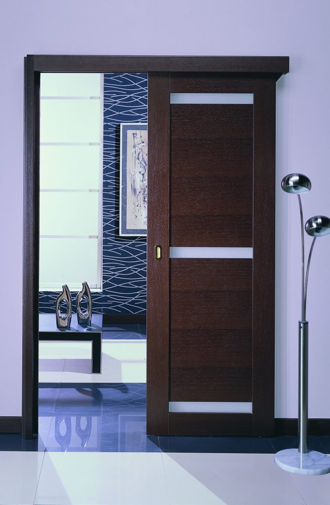portes de compartiment double face à l'intérieur