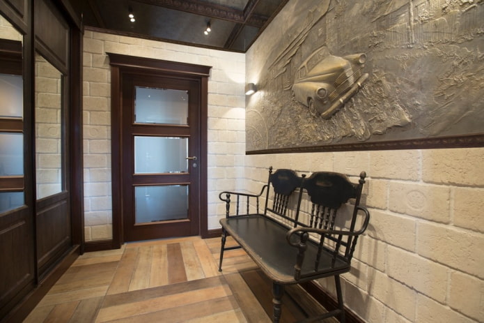 porte vitrée style loft