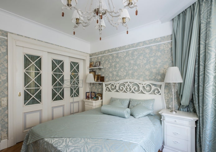 Portes de placard de chambre de style provençal