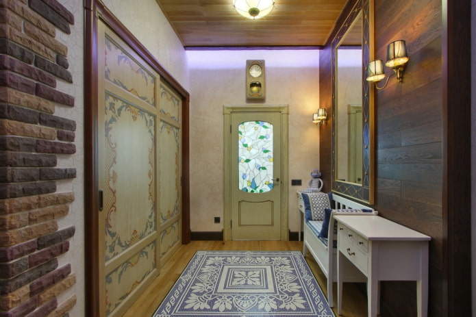 Portes intérieures de style provençal