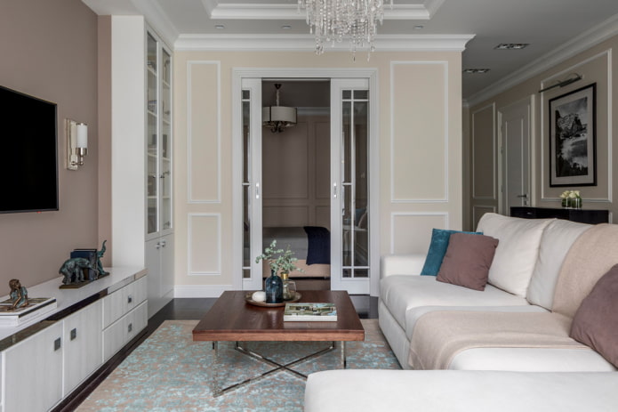 portes coulissantes dans le salon
