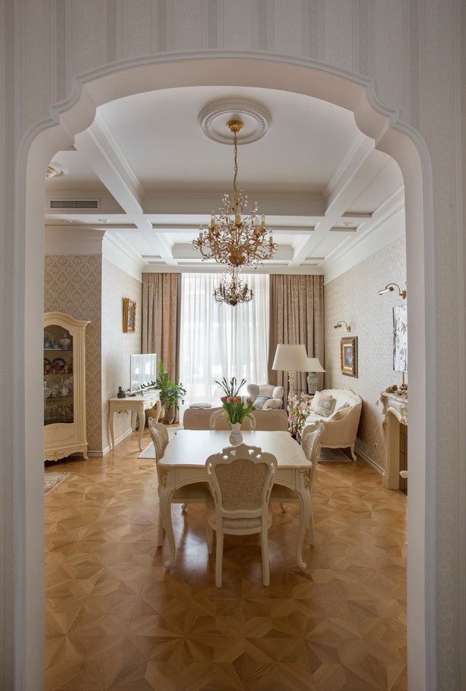passage bouclé sans porte à l'intérieur