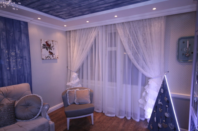 double curtains
