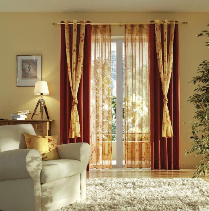 décoration de rideau en forme de nœud