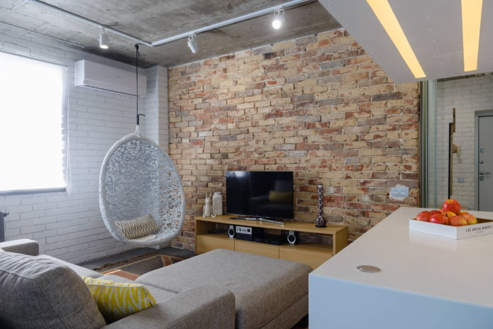 Mur de briques d'accent