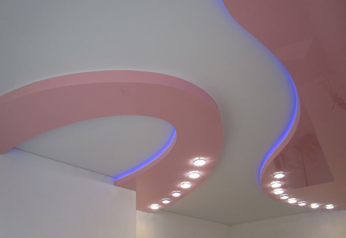 Structure extensible bicolore avec rétroéclairage