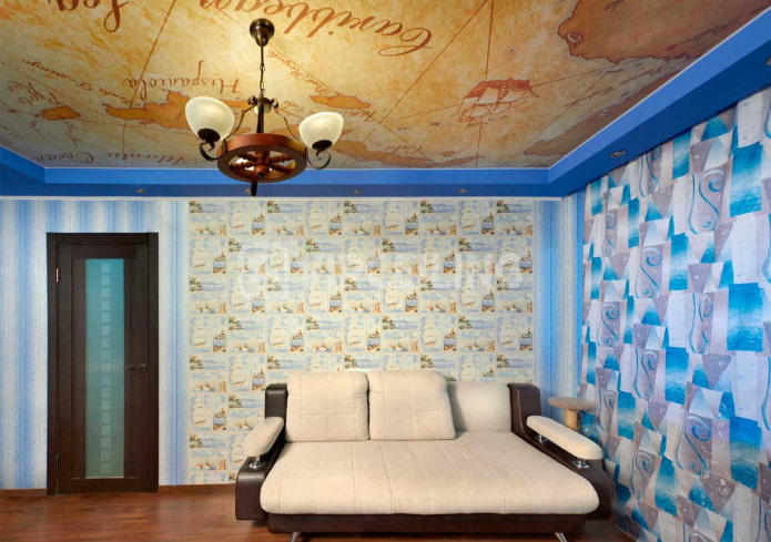 Impression photo au plafond