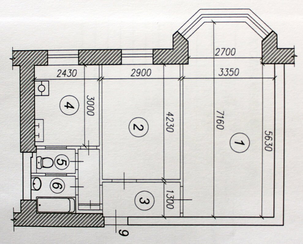 Plan de l'appartement