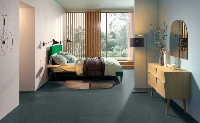 chambre à coucher aux motifs japonais