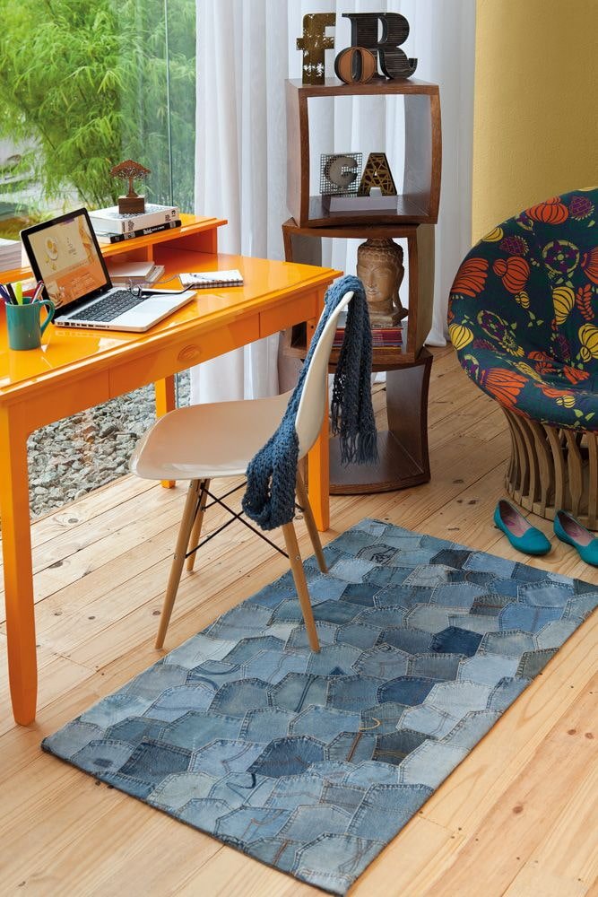 Tapis en jeans