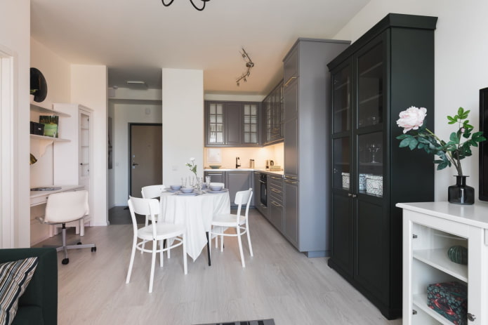 bureau dans la cuisine