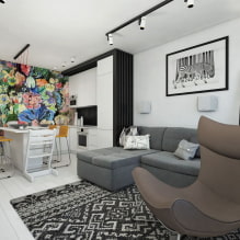 Caractéristiques de la conception de l'appartement Euro-2 pièces-5