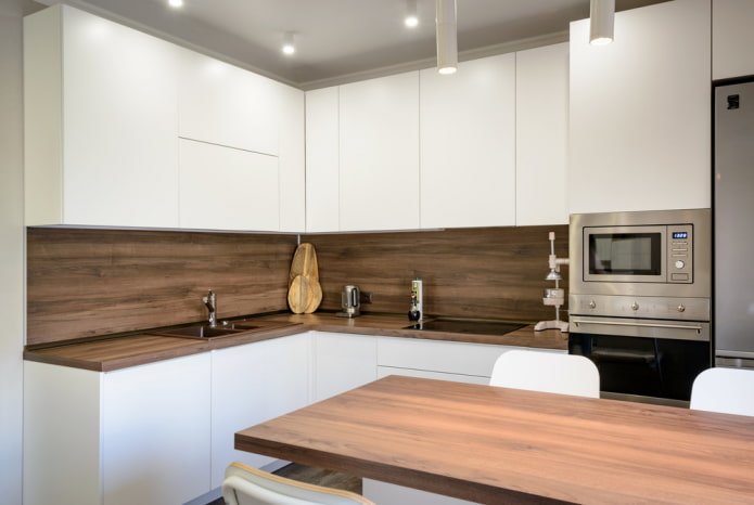 Tablier en MDF imitation bois