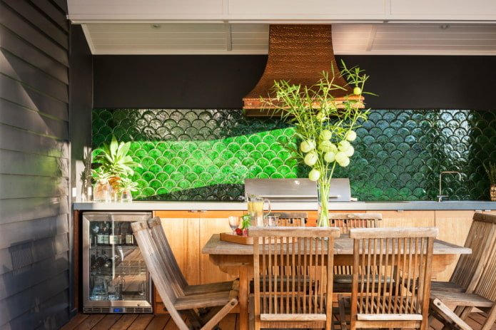 Carreaux de céramique pour la décoration de la crédence de cuisine