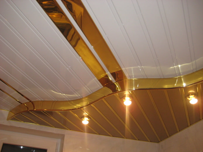 slatted figured hanging structure