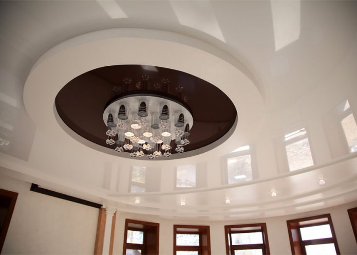 Structure de plafond figurée en forme de cercle