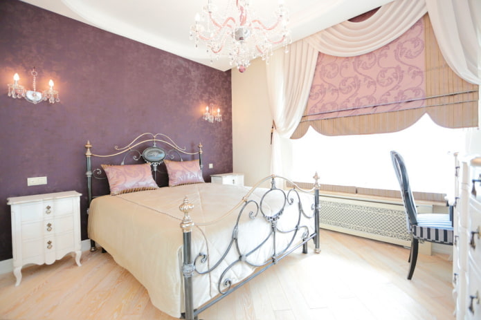 Nuances de lilas dans la chambre