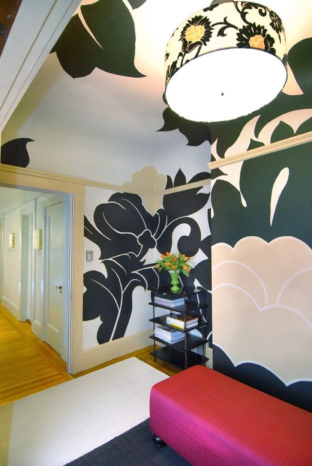 Papier peint photo dans le couloir