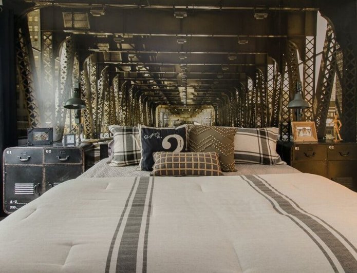 Papier peint photo de style loft