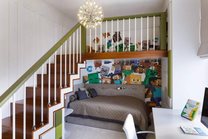 « Minecraft » dans la chambre de bébé