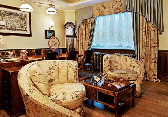 Rideaux de store à l'intérieur du bureau