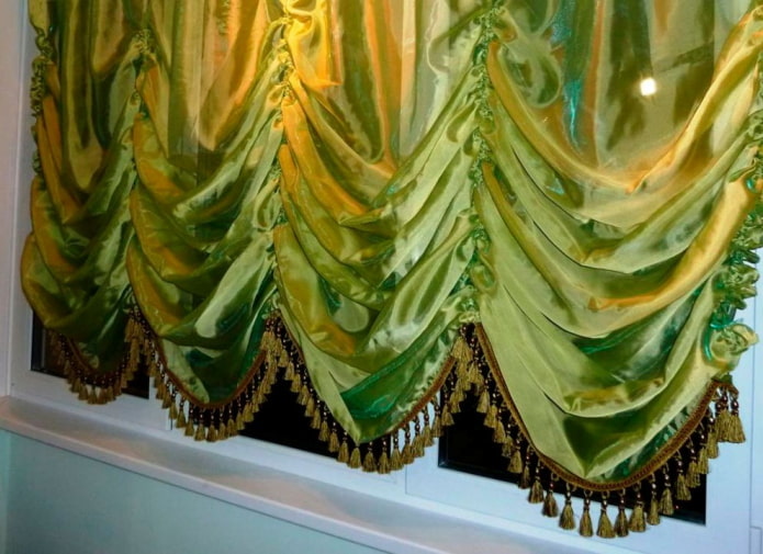 rideaux en soie stores