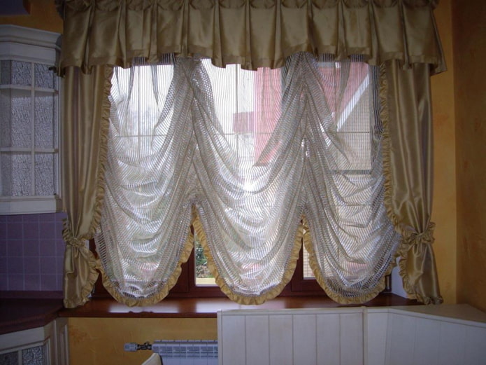Rideaux français en organza