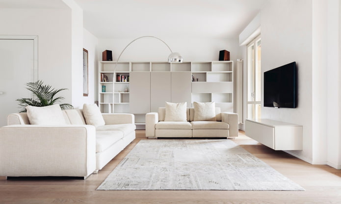 design salon blanc