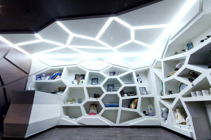honeycomb cabinet