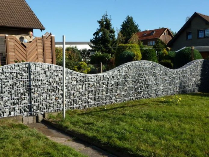 belle clôture en gabion