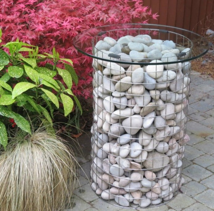 gabion table