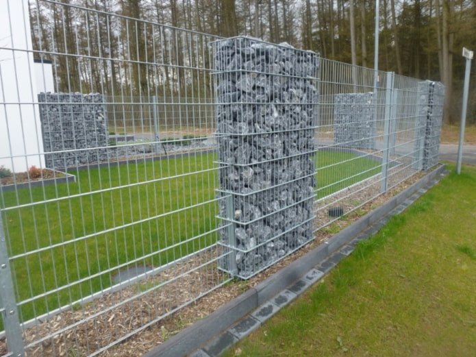 clôture en gabion