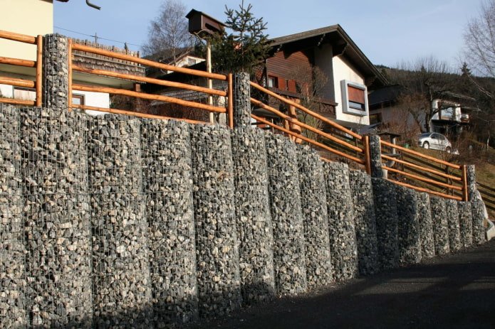 gabions cylindriques