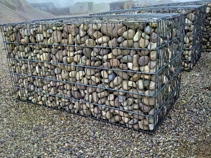 gabions boîtes