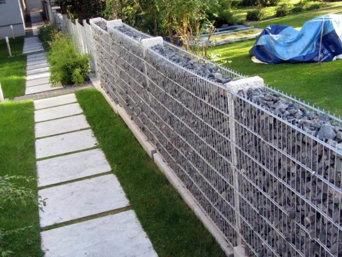 clôture en gabion