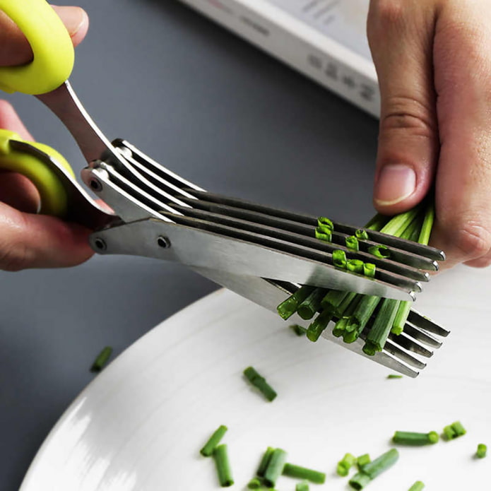 Ciseaux pour légumes verts