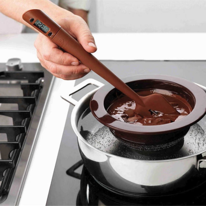 Spatule avec thermomètre 