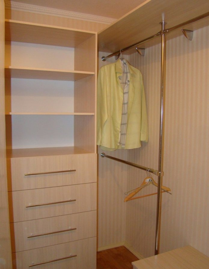 Dressing en L