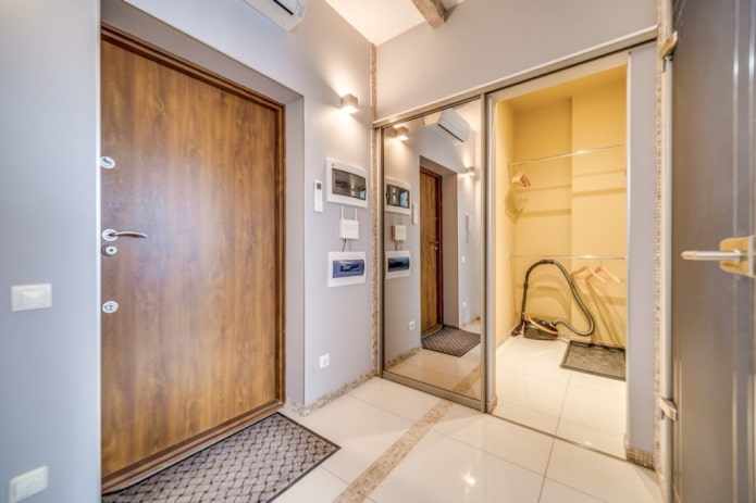 plan du couloir avec dressing