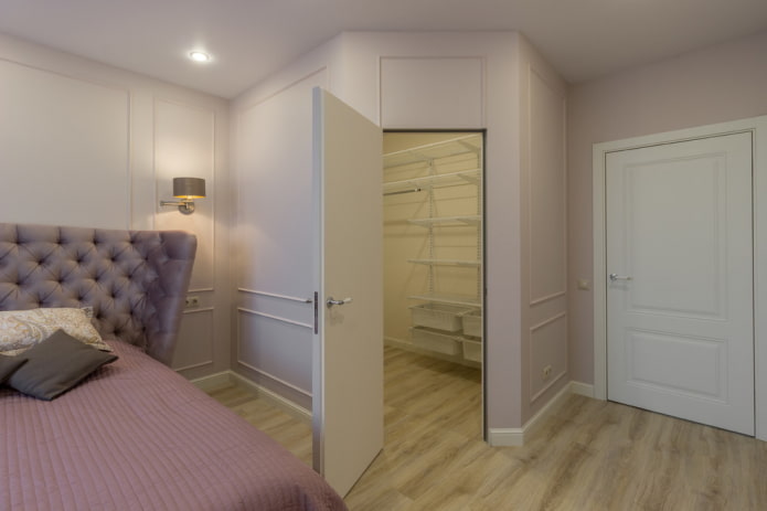 dressing séparé dans la chambre