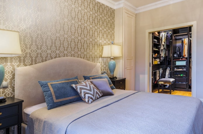 Conception d'un dressing dans une chambre