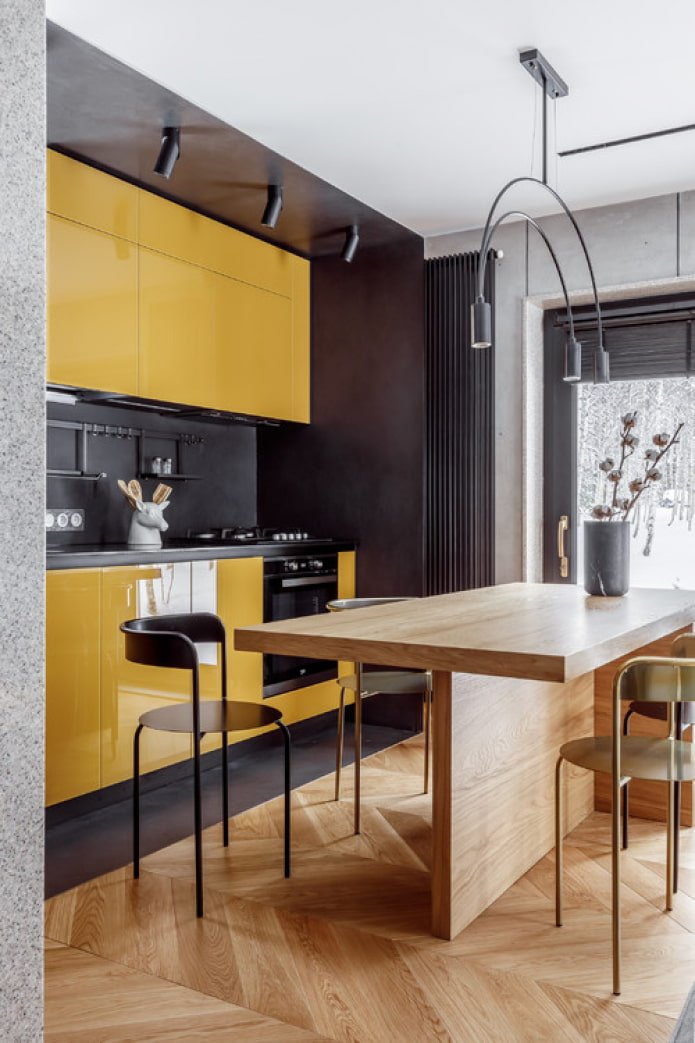 cuisine brillante et lumineuse