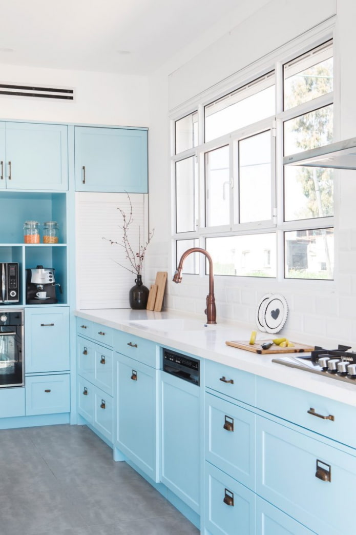 Cuisine bleu doux