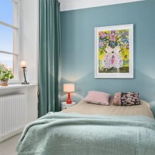 Couleur bleue à l'intérieur : combinaisons, idées de design, 67 photos-8