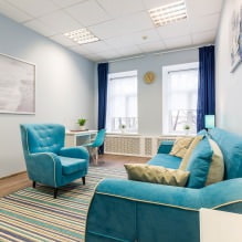 Couleur bleue à l'intérieur : combinaisons, idées de design, 67 photos-10