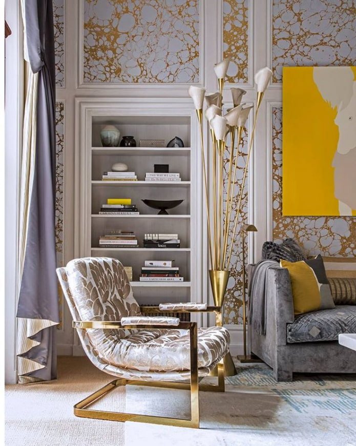 peinture lumineuse dans le salon